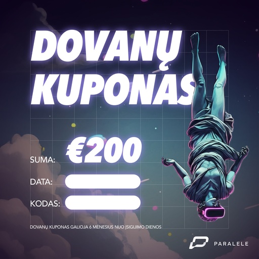 [VR017] Dovanų kuponas 200€